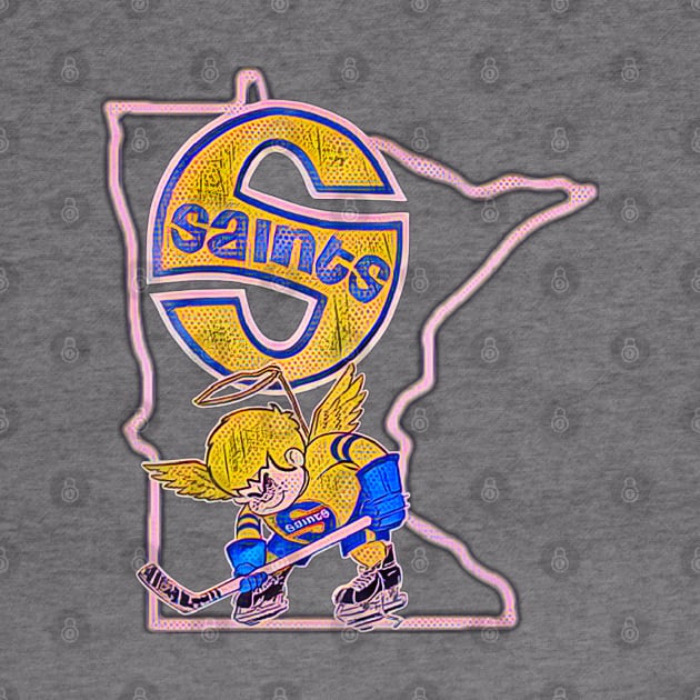 Minnesota Fighting Saints Hockey by Kitta’s Shop